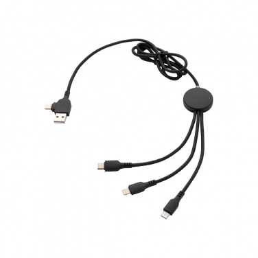 Logotrade corporate gift image of: Light up logo 6-in-1 cable